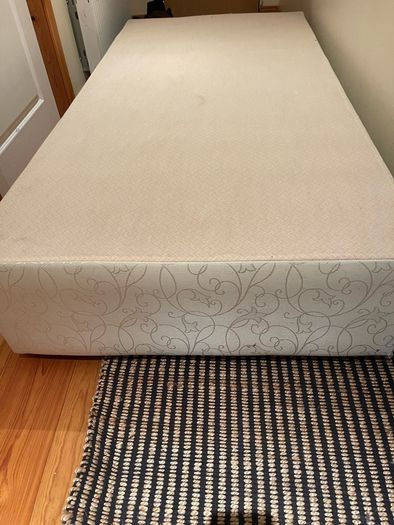 Single bed base & headboard