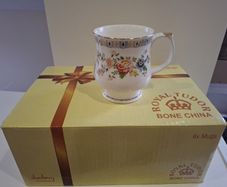 Royal Tudor 'Dunleavy' Bone china mug x 6