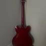 Hartwood Revival Vibrato Semi Acoustic Guitar, Cherry Red Image 3