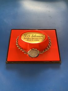 Silver Emergency Bracelet