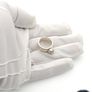 925 Vintage Sterling Silver & Moonstone Spinner Ring Image 7