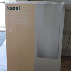Unused (Mint) Brushed Stainless Steel (B&Q) 80cm x 60cm Kitchen Splashback