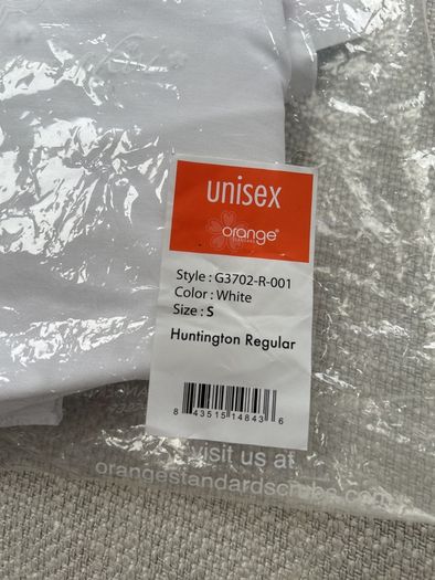Orange Brand, White Scrubs NEW