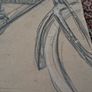 WW1 Original Large Charcoal and Chalk Caricature Image 5
