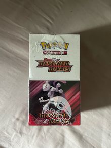 Pokemon Destined Rivals Half Booster Box 18 pack SEALED