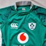 2016-17 Canterbury ireland rugby shirt Size 10 years Pit to pit 15" green in like new condition Image 3