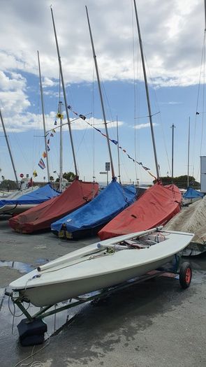 Complete Laser sailboat with all rigs in very good condition