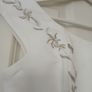 2 Piece Wedding Dress with adjustable corset and embroidered flowersSize 8 Image 5