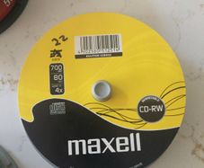 Blank DVDs (DVD+RW) On Spindle
