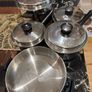Vintage Amway Queen Stainless Steel Cookware Set, Mid Century Retro Kitchenware Image 10