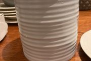 Sophie Conran for Portmeirion White Medium Storage Jar and matching 20 cm plate