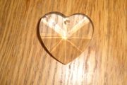 Feng Shui Hanging Heart Shaped Crystal for Sale