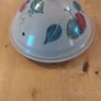 Stunning Large and Heavy Irish Studio  Pottery Hand-Potted and Hand-Painted Cheese Dome and Underplate By Ballydougan Pottery, Armagh, Northern Ireland, Apple Pattern, Excellent Condition Image 9