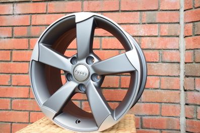 18" TT RS Type grey matt Alloy Wheels Vw Audi Seat Skoda 5x112