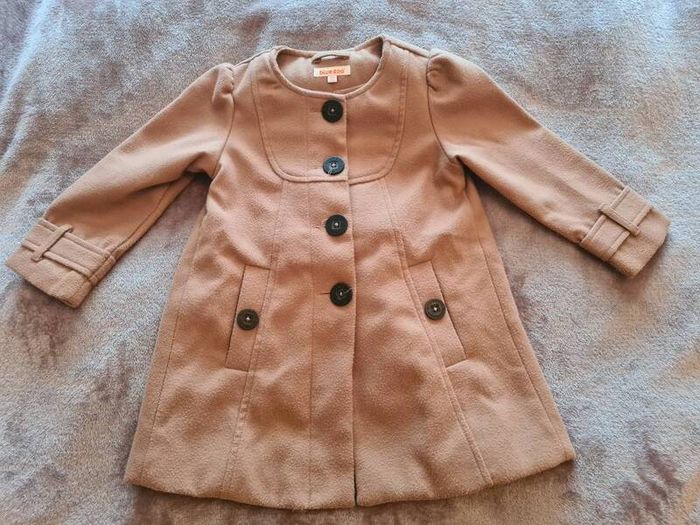 girls tan brown coat