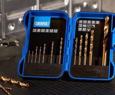 Titanium Nitride Coated HSS Drill Bit Set, 1.5mm - 10mm, 15 Pcs (FREE POSTAGE)