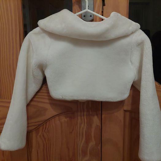 Faux Fur Girls Bolero coat