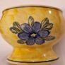 Vibrant Hand-Painted Ceramic Cafe au Lait Pinch Bowl. Image 7