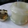 3 Vintage Table Lighters. Ronson Bakelite. Azizoff Onyx. Green Art Deco Mid Century. Image 3