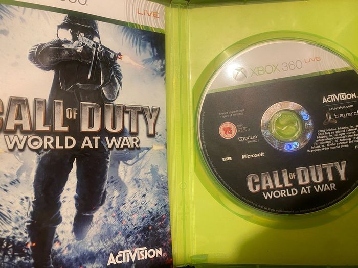 Call of duty Black ops world at war modern warfare Xbox 360 games