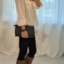 Clutch Bag Navy Blue - Brand New Image 2