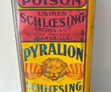 Vintage French 1930's Poison Tin