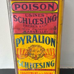 Vintage French 1930's Poison Tin