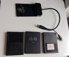 Atomos SSD Drive Bundle (2x Drives: 1TB + 500GB) + Empty Caddy + USB 3.0 Dock