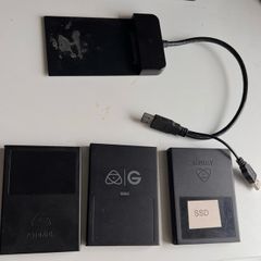 Atomos SSD Drive Bundle (2x Drives: 1TB + 500GB) + Empty Caddy + USB 3.0 Dock
