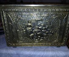 brass coal box