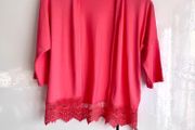 Dunnes Girls Coral Crochet Hem Cardigan - Age 10 Years - BNWT