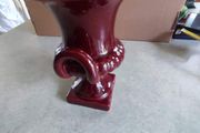 Rare find Vintage Red Wing Pottery urn vase Handcrafted in portugal.