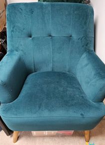 Gorgeous teal/ green armchair from Next