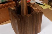 Pestle and mortar wooden
