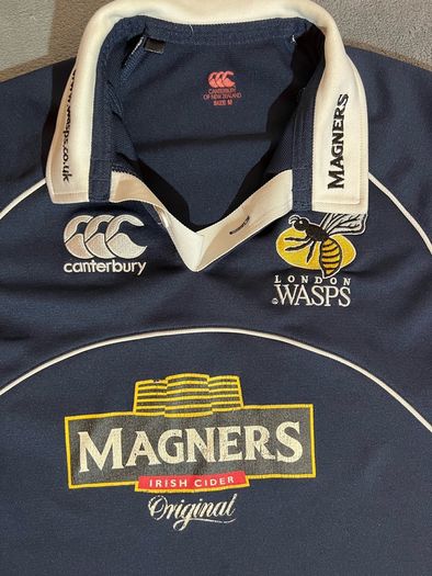Wasps vintage rugby jersey size medium