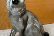 Antique  Ceramic Pug Dog Figurine