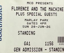Florence & The Machine concert (28th June, 2026)