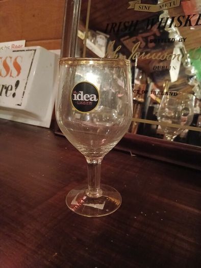 Smithwicks Idea lager glass