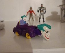 DC 1993 Joker in Jokermobile McDonalds Happy Meal Toy from Joker the Animated Series Figurine kids Collectable