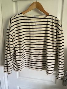 Stradivarius ladies cotton striped top