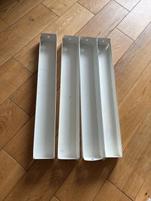 Metal shelves