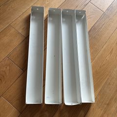 Metal shelves
