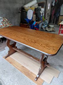 Oak dining table