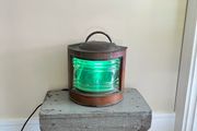 1930s Copper Ships Lamp