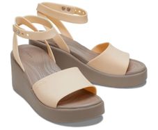Crocs Brooklyn Ankle Strap Wedge W8 UK5.5 EU38/39