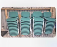 64 chairs 7 tables