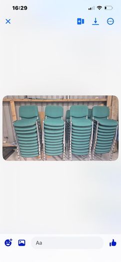 64 chairs 7 tables