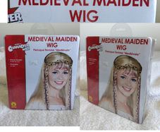 Medieval Maiden Fancy Dress Wig, New In Box