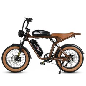 Samebike M20-II Electric Bike - Brown