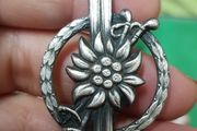Vintage German Skiing Brooch